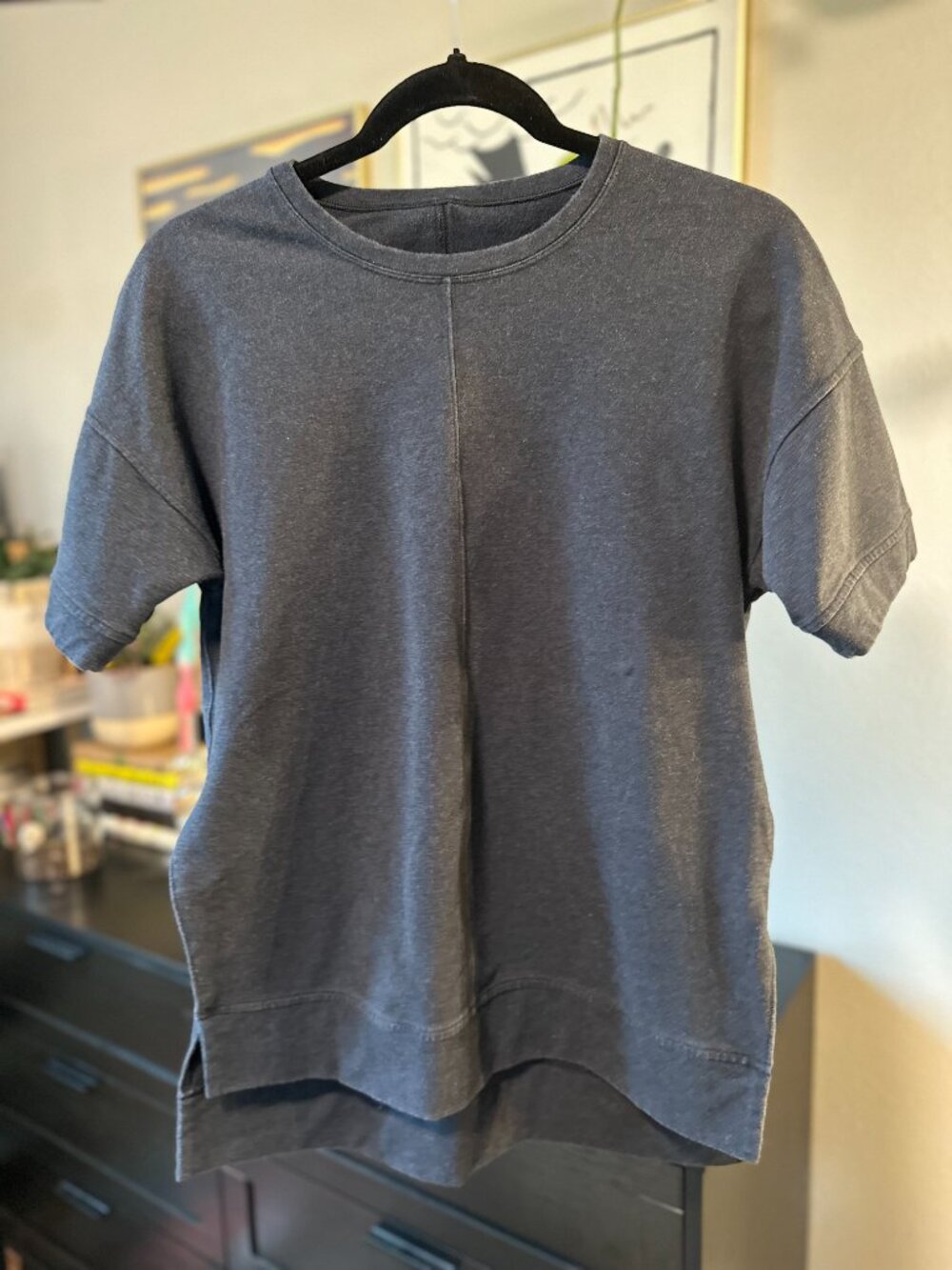 Lululemon Cut Above French Terry Side Slit Shirt